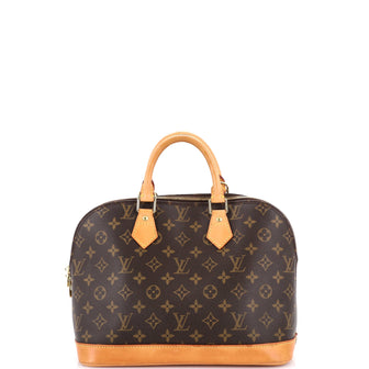 Louis Vuitton Alma Handbag Monogram Canvas PM