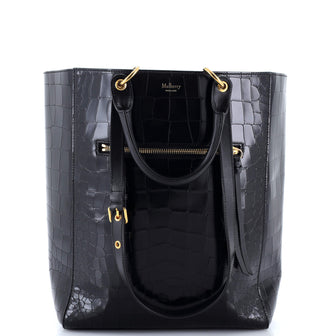 Mulberry Maple Tote Crocodile Embossed Leather Medium