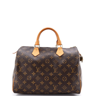 Louis Vuitton Speedy Handbag Monogram Canvas 30