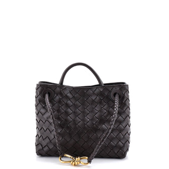Bottega Veneta Andiamo Top Handle Bag Intrecciato Nappa Small