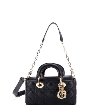 Christian Dior Lady D-Joy Bag Cannage Quilt Lambskin Small