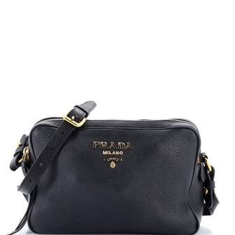 Prada Double Zip Camera Bag Vitello Phenix Medium