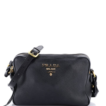 Prada Double Zip Camera Bag Vitello Phenix Medium