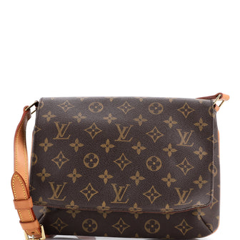 Louis Vuitton Musette Tango Handbag Monogram Canvas