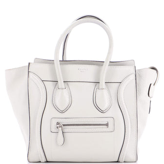 Celine Luggage Bag Grainy Leather Micro