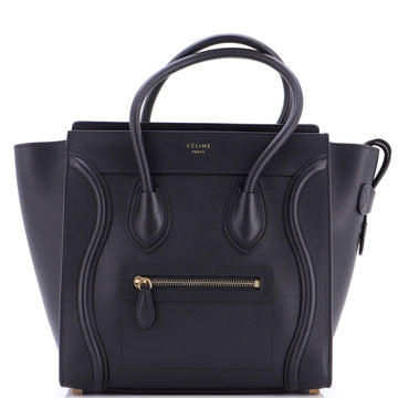 Celine Luggage Bag Smooth Leather Micro