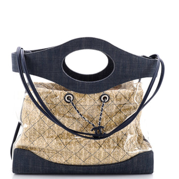 Chanel 31 Shopping Bag PVC and Denim Large