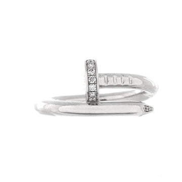 Cartier Juste un Clou Ring 18K White Gold with Diamonds