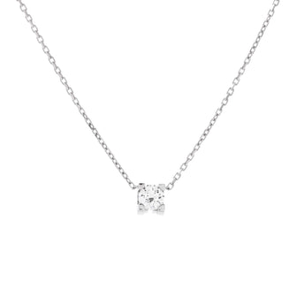 Cartier C de Cartier Necklace 18K White Gold and Diamond 0.20-0.29CT