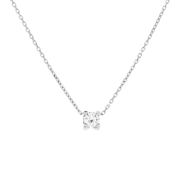 Cartier C de Cartier Necklace 18K White Gold and Diamond 0.20-0.29CT