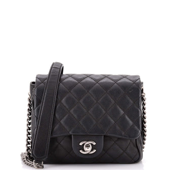 Chanel Rock in Rome Flap Bag Quilted Caviar Small