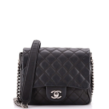 Chanel Rock in Rome Flap Bag Quilted Caviar Small