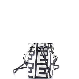 Fendi x Marc Jacobs Mon Tresor Bucket Bag Printed Leather Mini