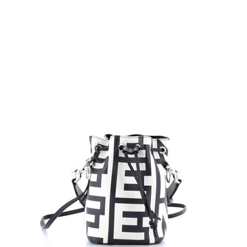 Fendi x Marc Jacobs Mon Tresor Bucket Bag Printed Leather Mini