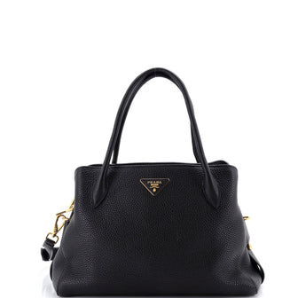Prada Convertible Compartment Tote Vitello Daino Medium