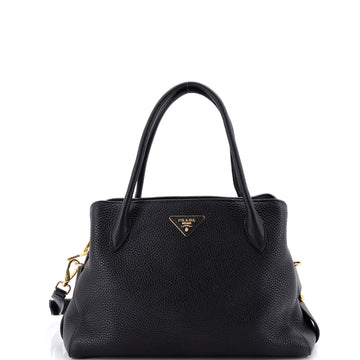 Prada Convertible Compartment Tote Vitello Daino Medium