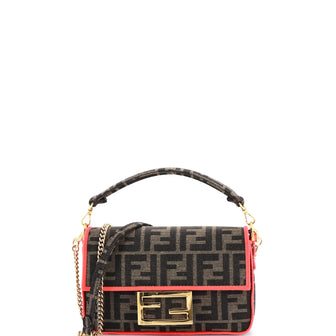 Fendi Baguette NM Bag Zucca Canvas Mini