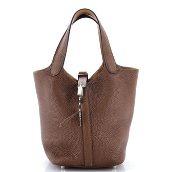 Hermes Picotin Lock Bag Clemence PM