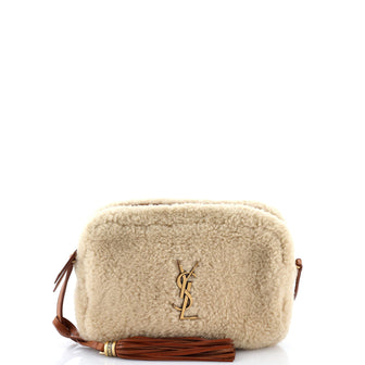 Saint Laurent Lou Camera Bag Shearling Small