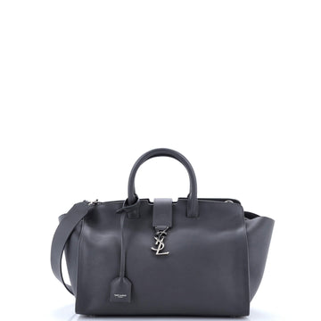 Saint Laurent Monogram Cabas Downtown Leather Small
