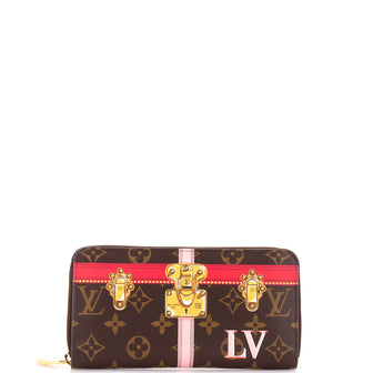 Louis Vuitton Zippy Wallet Limited Edition Summer Trunks Monogram Canvas