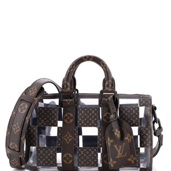 Louis Vuitton Keepall Bandouliere Bag Monogram Chess Coated Canvas and PVC 25