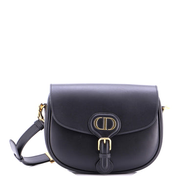 Christian Dior Bobby Flap Bag Leather Medium