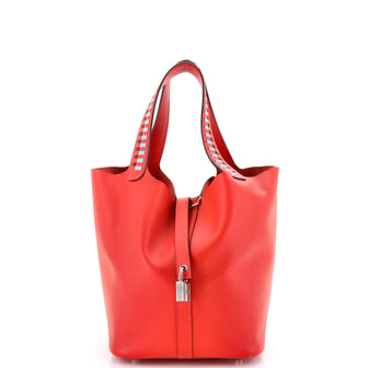 Hermes Picotin Lock Bag Tressage Epsom MM