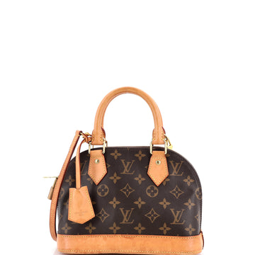 Louis Vuitton Alma Handbag Monogram Canvas BB