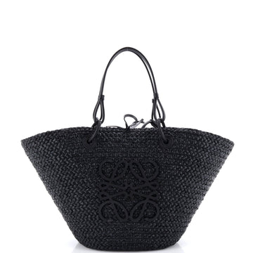 Loewe Paula's Ibiza Anagram Basket Tote Woven Raffia Medium