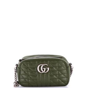 Gucci GG Marmont Shoulder Bag Mixed Matelasse Leather Small