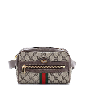 Gucci Ophidia Belt Bag GG Coated Canvas Small