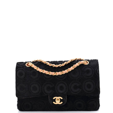 Chanel Vintage Classic Double Flap Bag Coco Pony Hair Medium