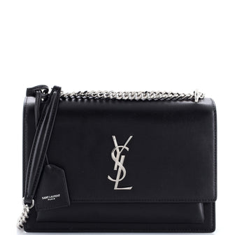 Saint Laurent Sunset Crossbody Bag Leather Medium