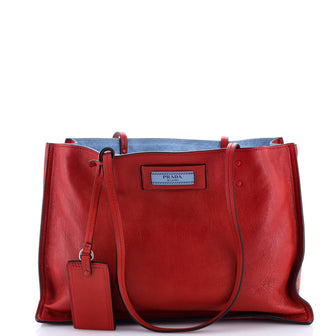 Prada Etiquette Tote Glace Calf Medium