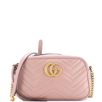 Gucci GG Marmont Shoulder Bag Matelasse Leather Small