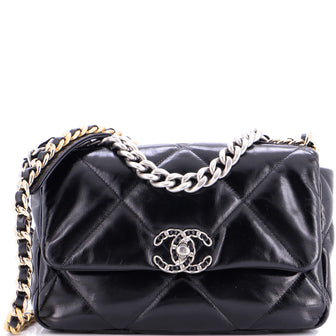 Chanel 19 Flap Bag Quilted Leather Medium