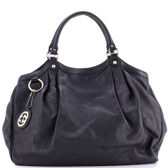 Gucci Sukey Tote Guccissima Leather Large