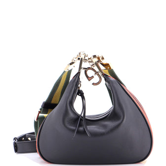 Gucci Attache Shoulder Bag Leather Small