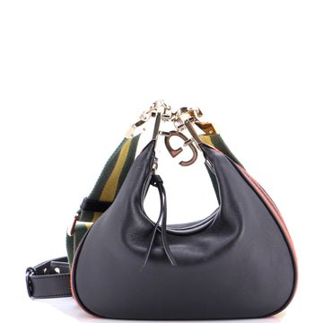 Gucci Attache Shoulder Bag Leather Small