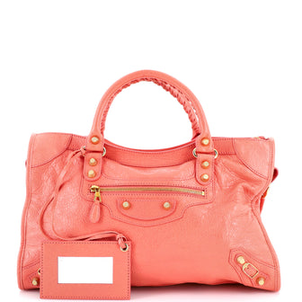 Balenciaga City Giant Studs Bag Leather Medium