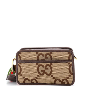 Gucci Camera Bag Jumbo GG Canvas Mini