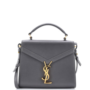 Saint Laurent Cassandra Top Handle Bag Leather Mini