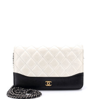 Chanel Gabrielle Wallet on Chain Quilted Aged Calfskin