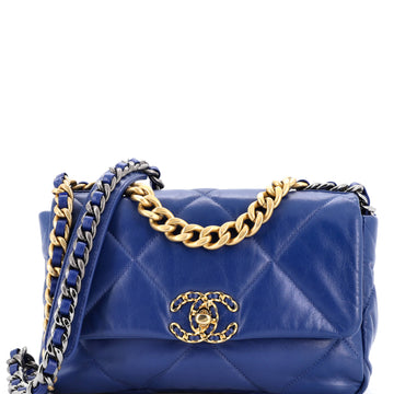Chanel 19 Flap Bag Quilted Leather Medium