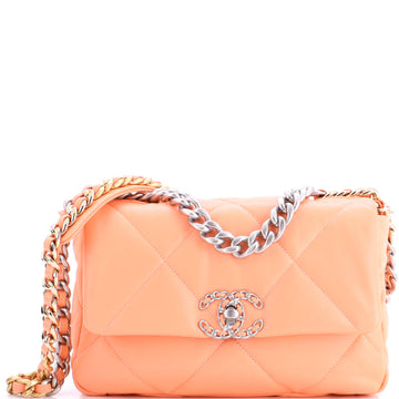 Chanel 19 Flap Bag Quilted Leather Medium