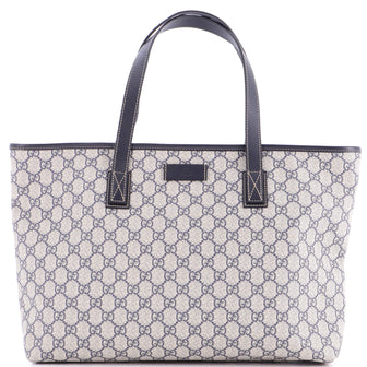 Gucci Plus Tote GG Coated Canvas with Leather Medium