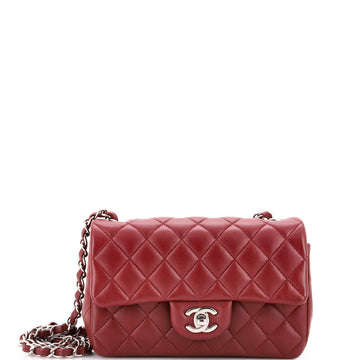Chanel Classic Single Flap Bag Quilted Lambskin Mini