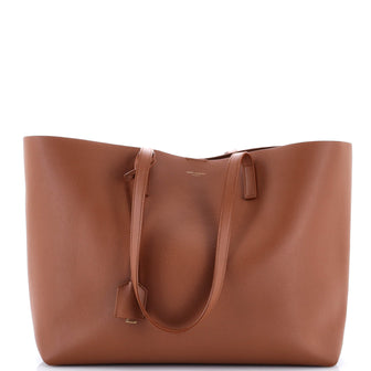 Saint Laurent Shopper Tote Leather Large