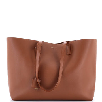 Saint Laurent Shopper Tote Leather Large